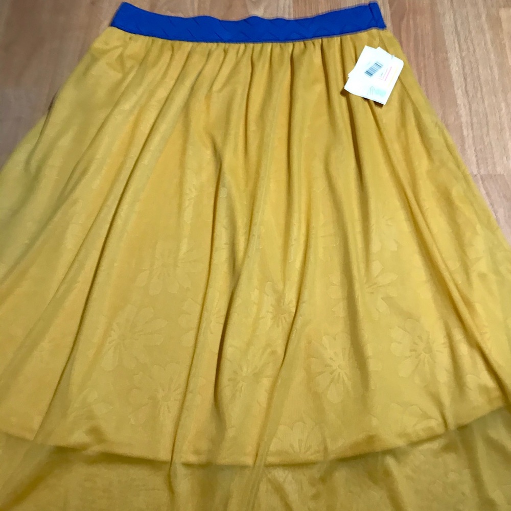 Large Lola golden Yellow with blue waistband NWT